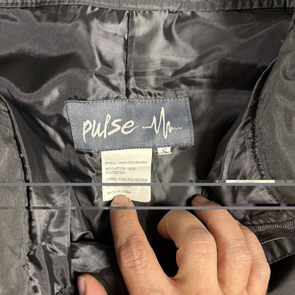 Pulse Pants Men's Small Black Tech Snow Ski  Black Cargo‎ Pockets Insulated - Picture 3 of 8
